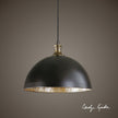 Uttermost Placuna 1 Light Bronze Pendant