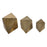 Uttermost Rhombus Champagne Accents - Set of 3