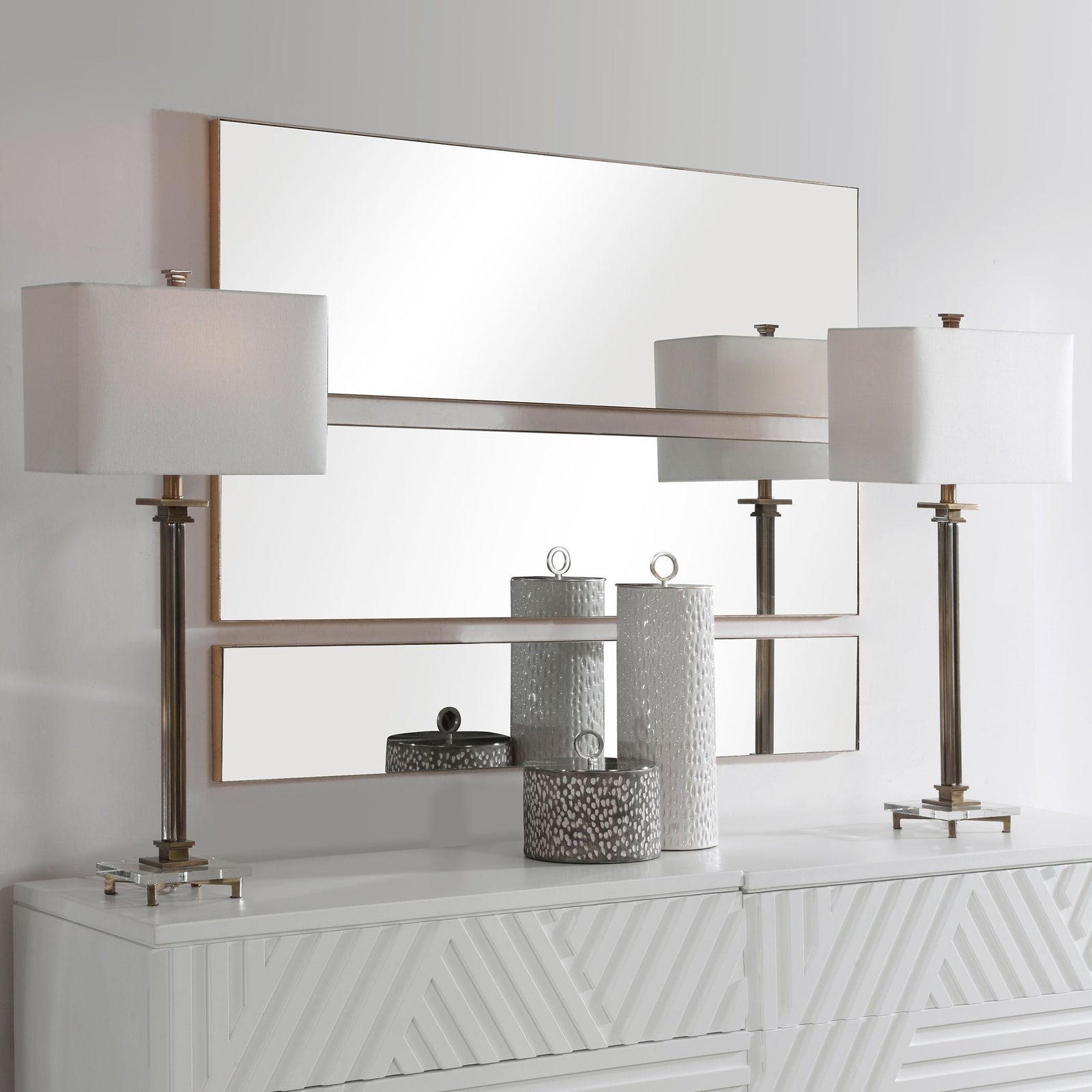 Uttermost Rowling Gold Mirrors - Set of 3