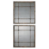 Uttermost Saragano Square Mirrors - Set of 2