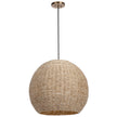 Uttermost Seagrass 1 Light Dome Pendant