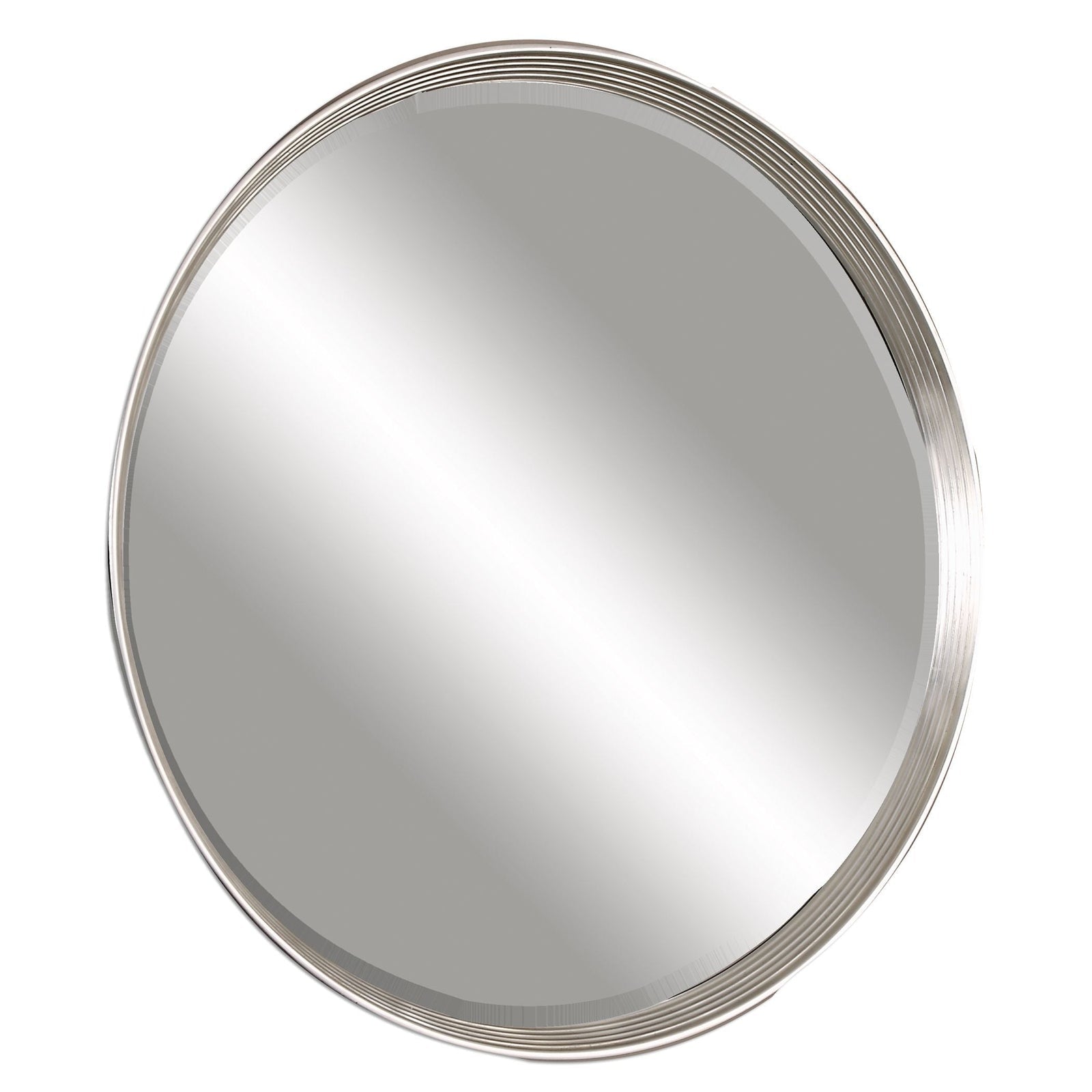 Uttermost Serenza Round Silver Mirror