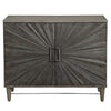 Uttermost Shield Gray Oak 2 Door Cabinet
