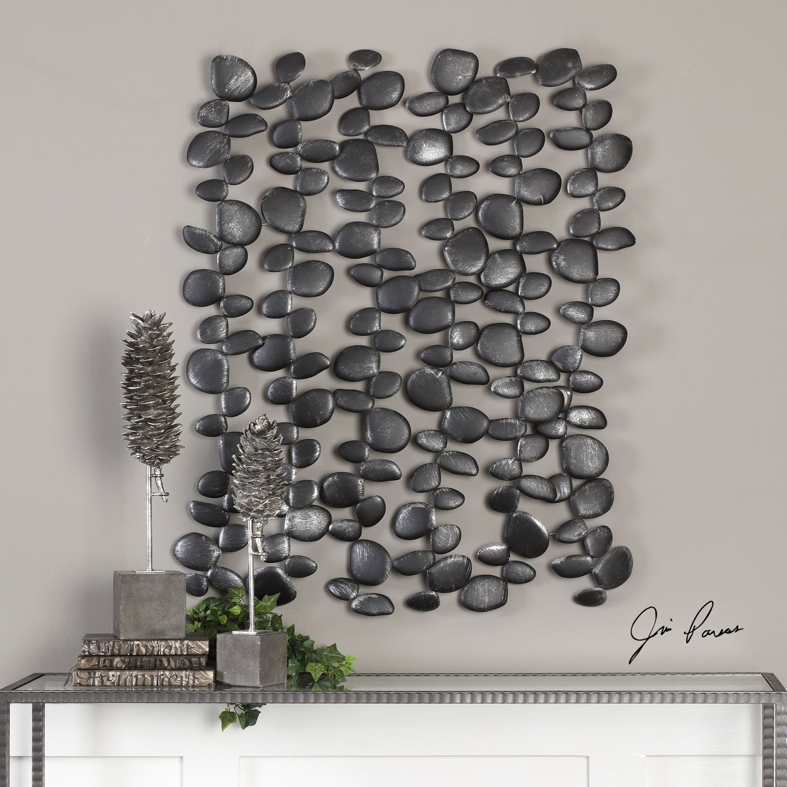 Uttermost Skipping Stones Forged Iron Wall Art