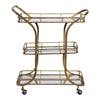 Uttermost Stassi Gold Serving Cart