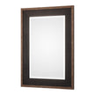 Uttermost Staveley Rustic Black Mirror