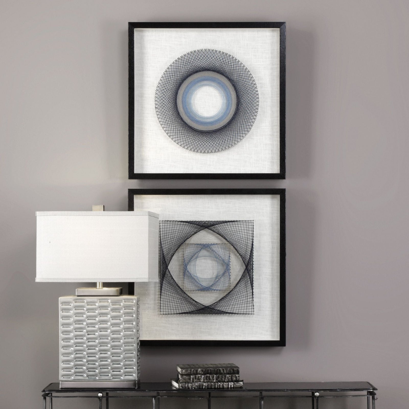 Uttermost String Duet Geometric Art - Set of 2