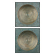 Uttermost Sybil Antique Gold Squares - Set of 2