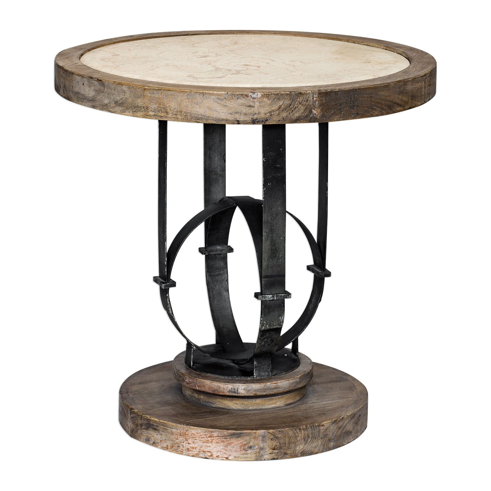 Uttermost Sydney Light Oak Side Table