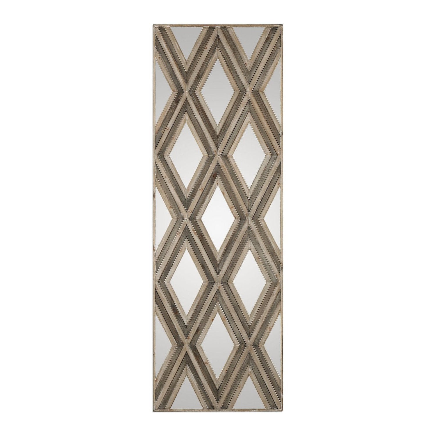Uttermost Tahira Geometric Argyle Pattern Wall Mirror
