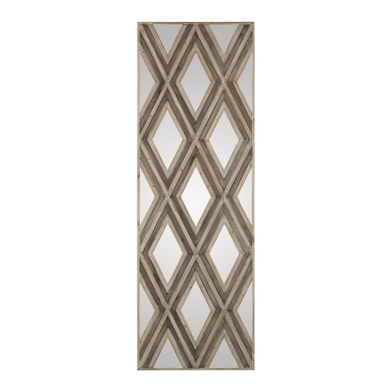 Uttermost Tahira Geometric Argyle Pattern Wall Mirror