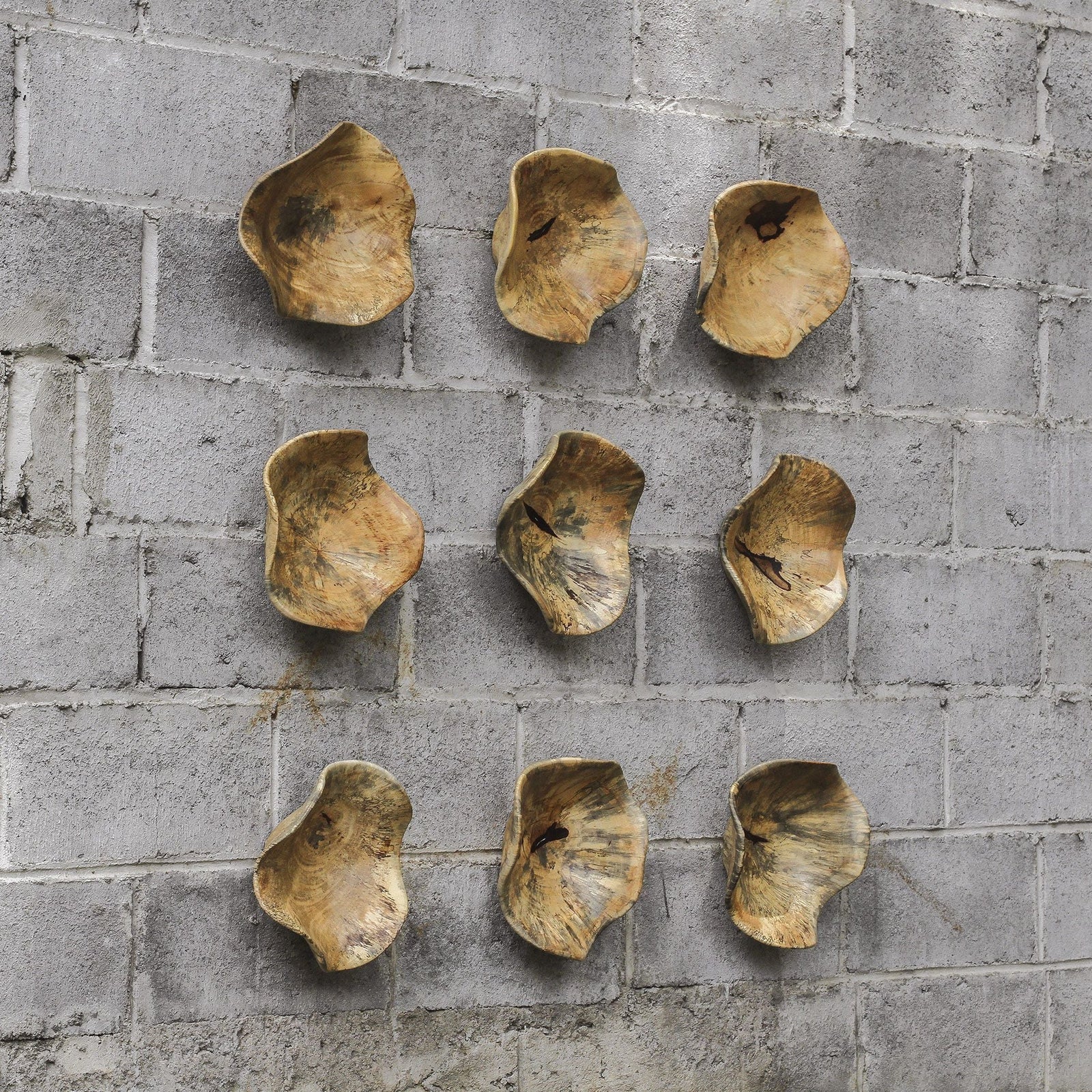 Uttermost Tamarine Wood Wall Art - Set of 3