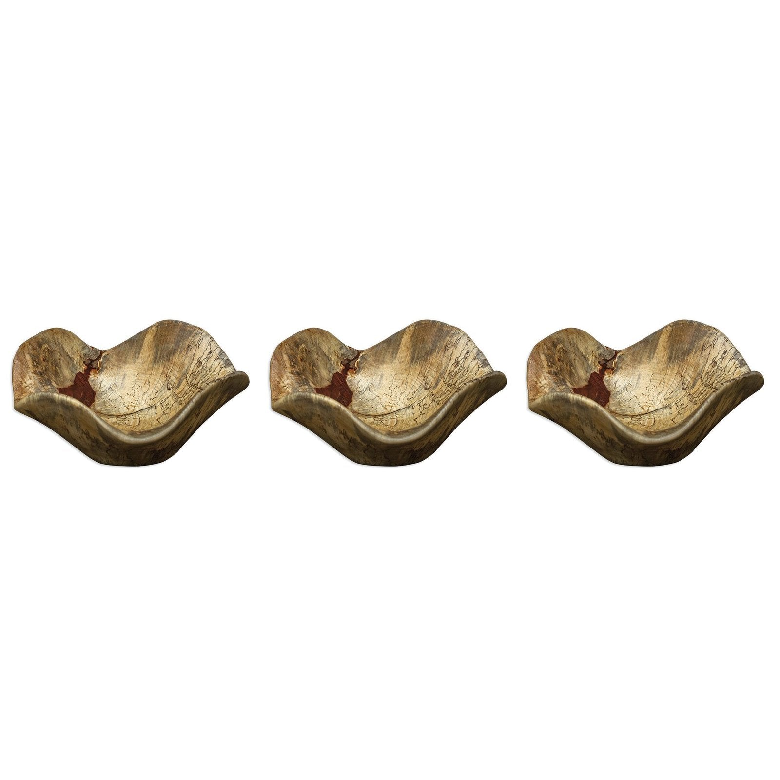 Uttermost Tamarine Wood Wall Art - Set of 3