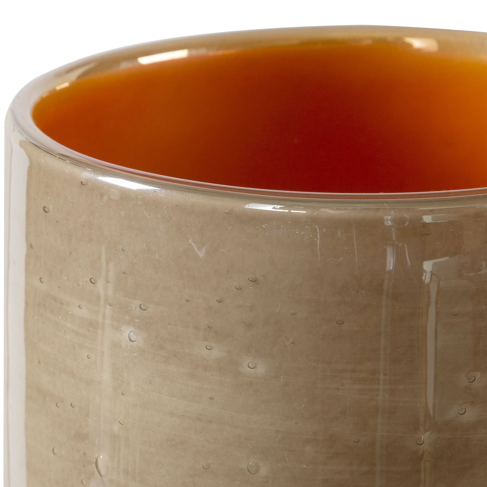 Uttermost Tangelo Beige Orange Vases - Set of 2