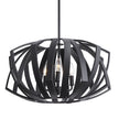 Uttermost Thales Black Geometric 3 Light Pendant