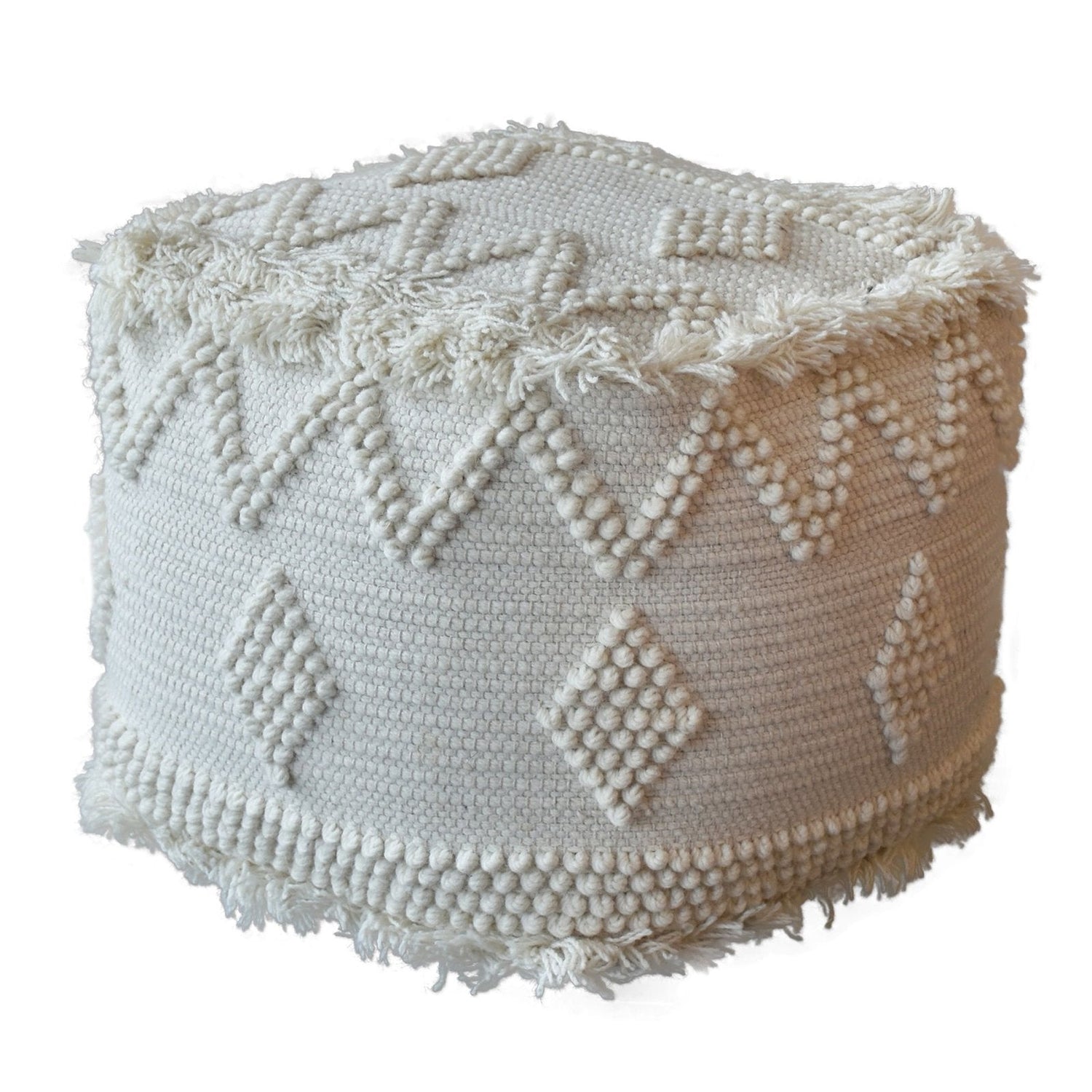 Uttermost Uriah Ivory Pouf Clearance