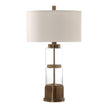 Uttermost Vaiga Glass Column Lamp