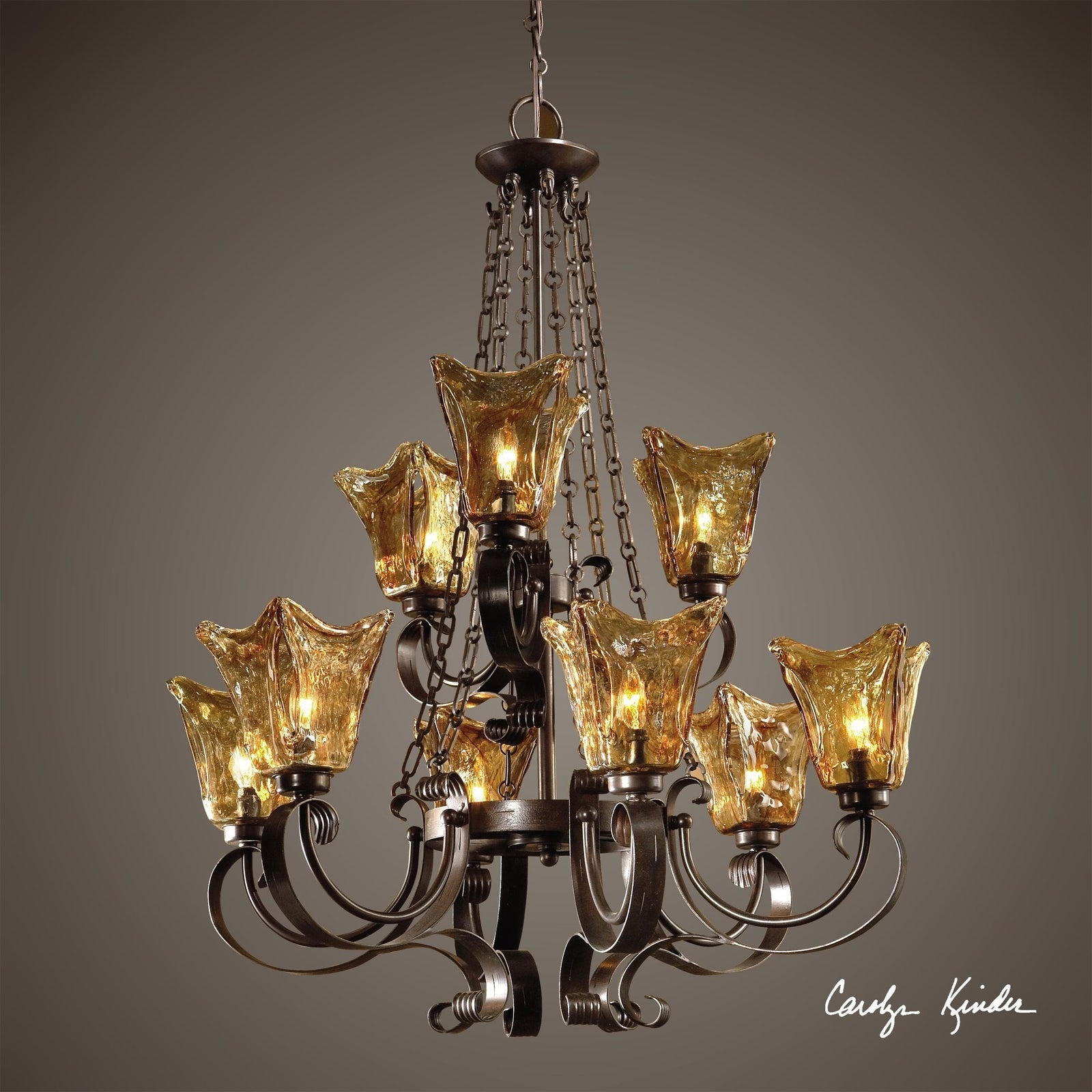 Uttermost Vetraio 9Lt Oil Rubbed Bronze Chandelier