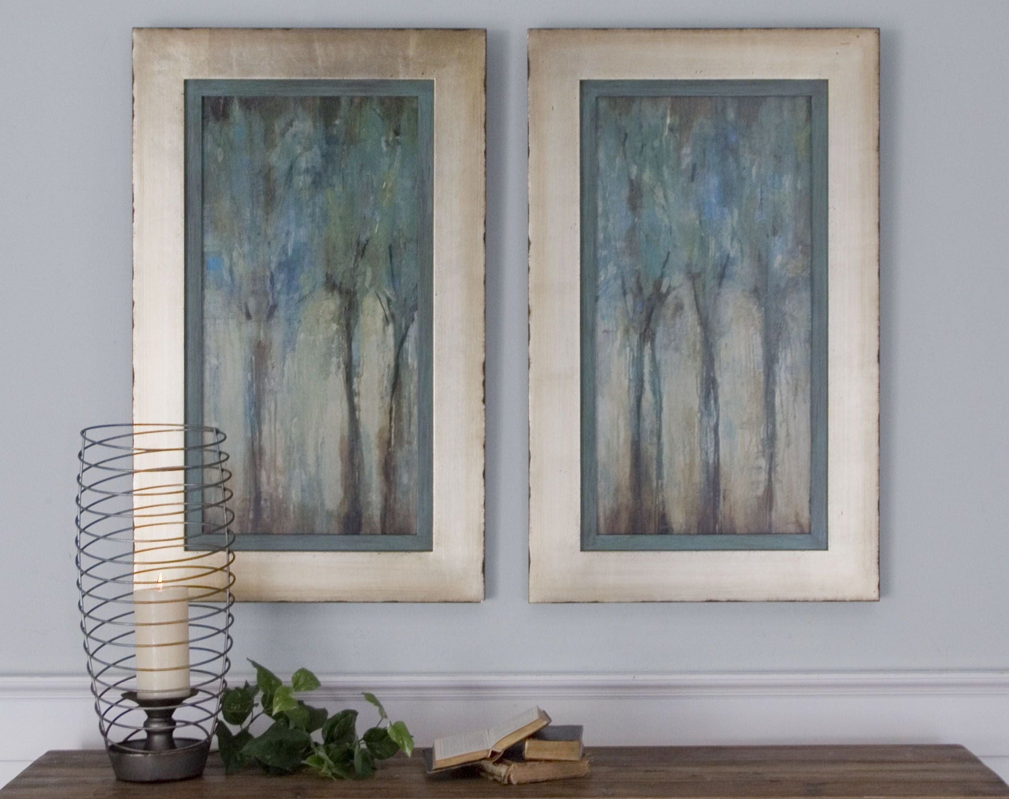 Uttermost Whispering Wind Framed Art - Set of 2