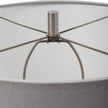Uttermost Winterscape White Glaze Table Lamp