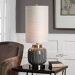 Uttermost Zahlia Aged Gray Ceramic Lamp