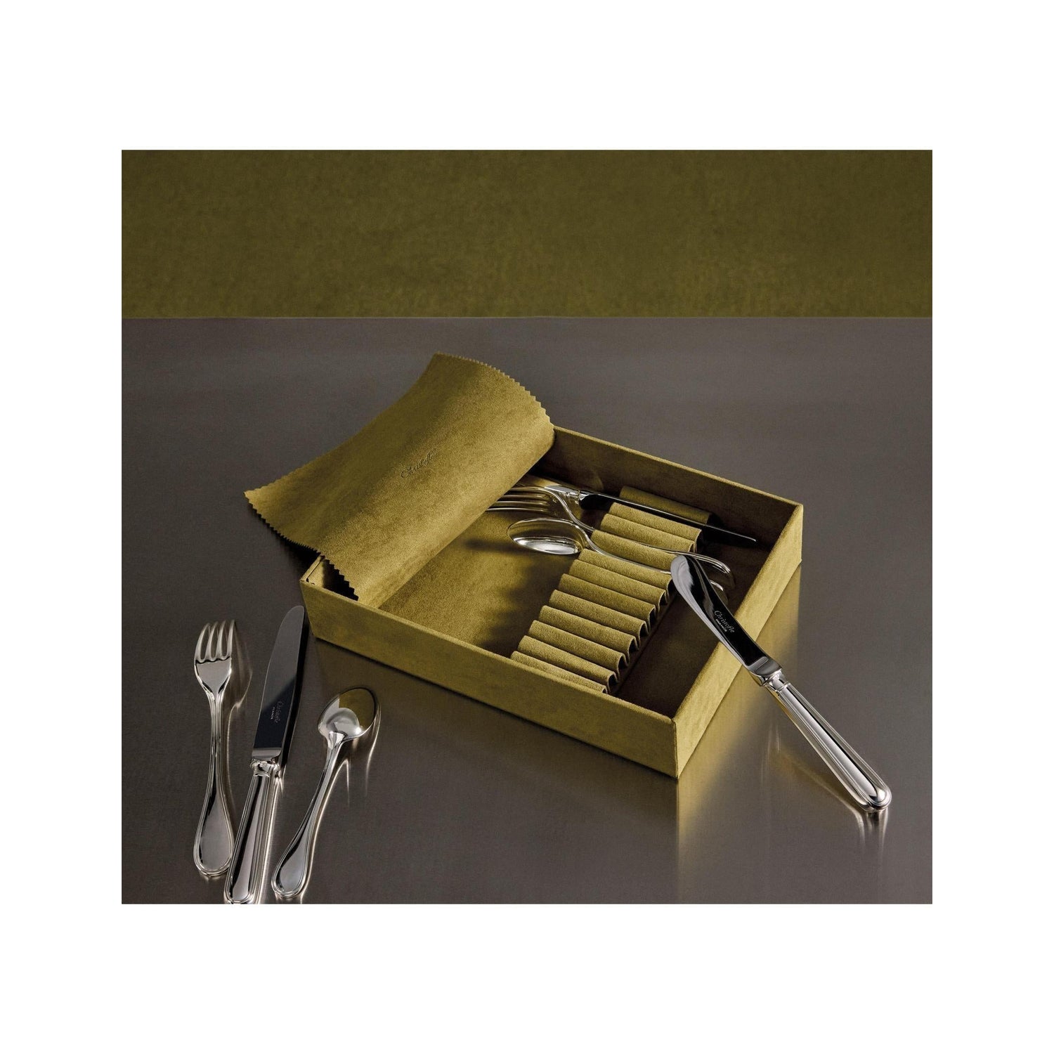 Christofle Albi Silver-Plated 7-Piece Breakfast Duo Set