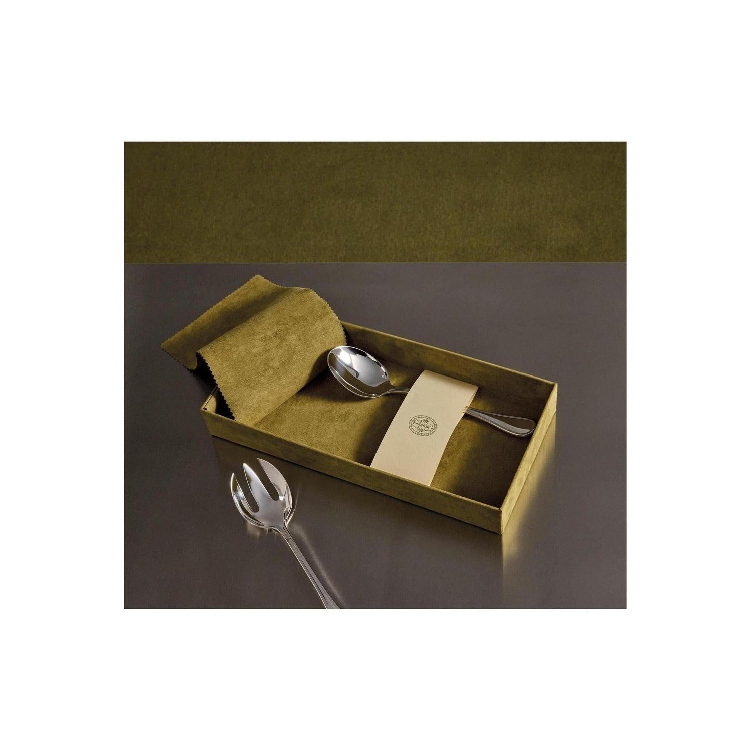Christofle Albi Silver-Plated 2-Piece Salad Serving Piece Set