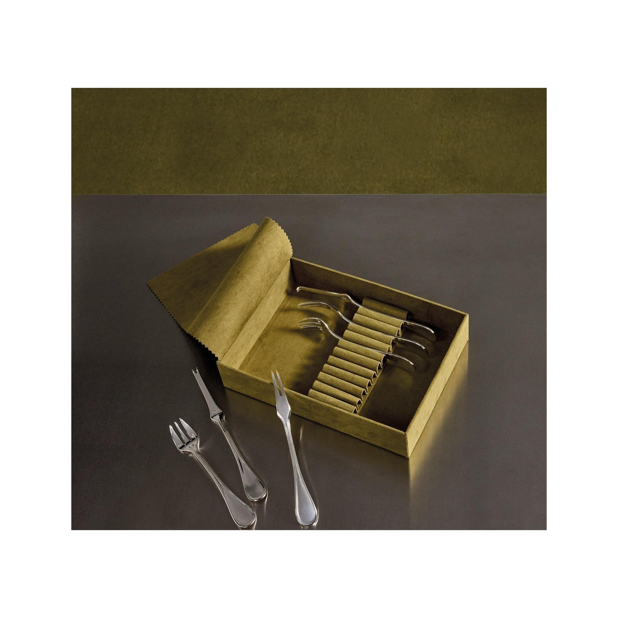 Christofle Albi Silver-Plated 6-Piece Seafood Duo Set