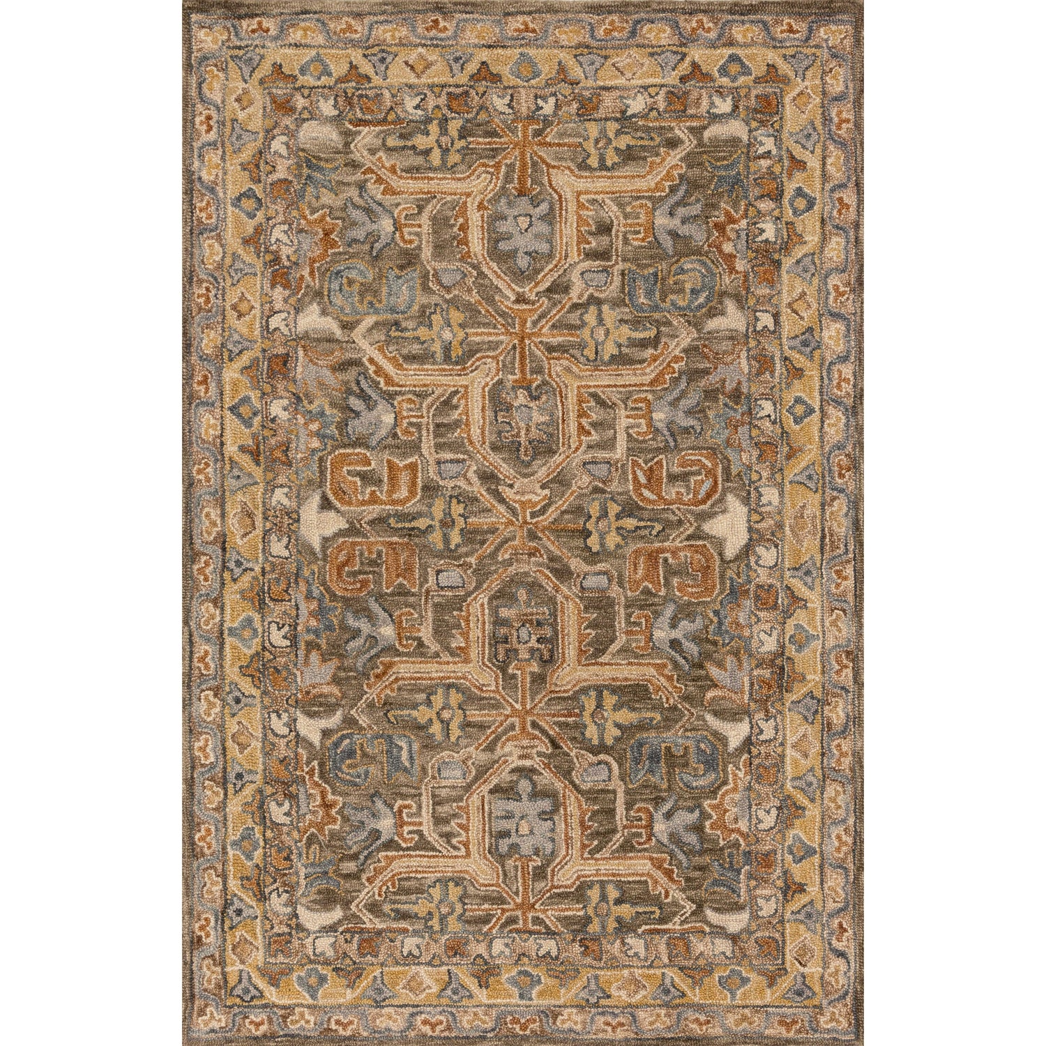 Loloi Victoria VK-01 Walnut / Multi Rug