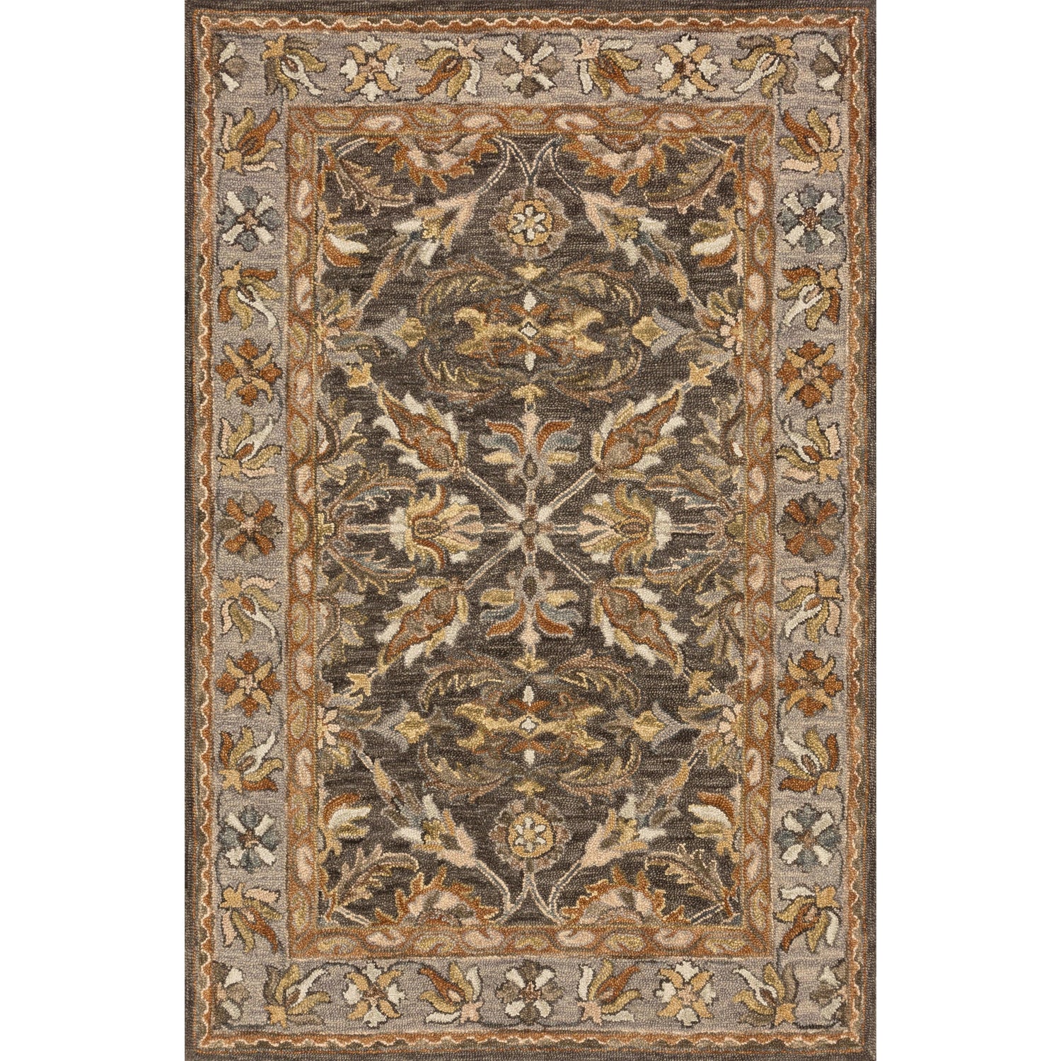 Loloi Victoria VK-06 Dark Taupe / Grey Rug