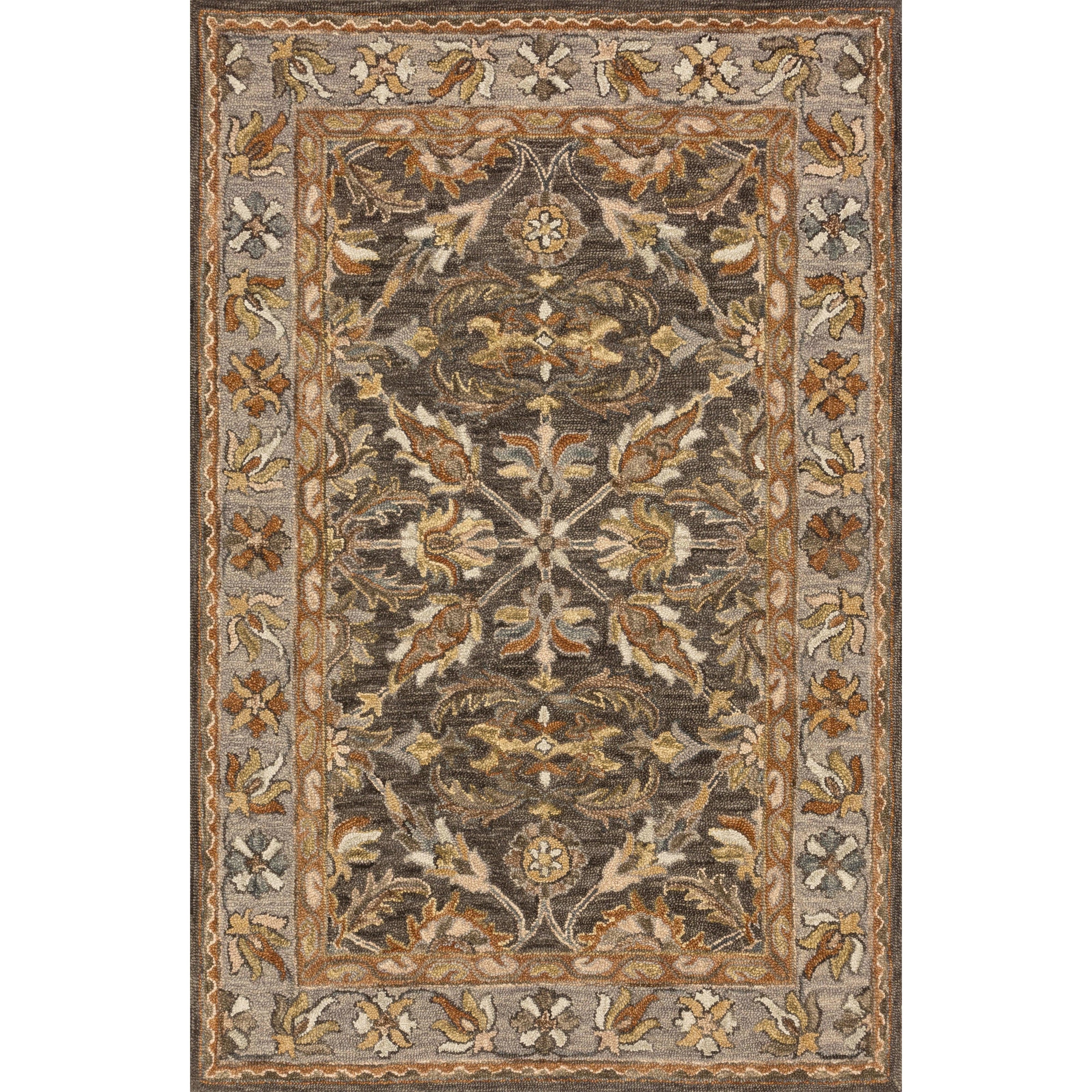Loloi Victoria VK-06 Dark Taupe / Grey Rug