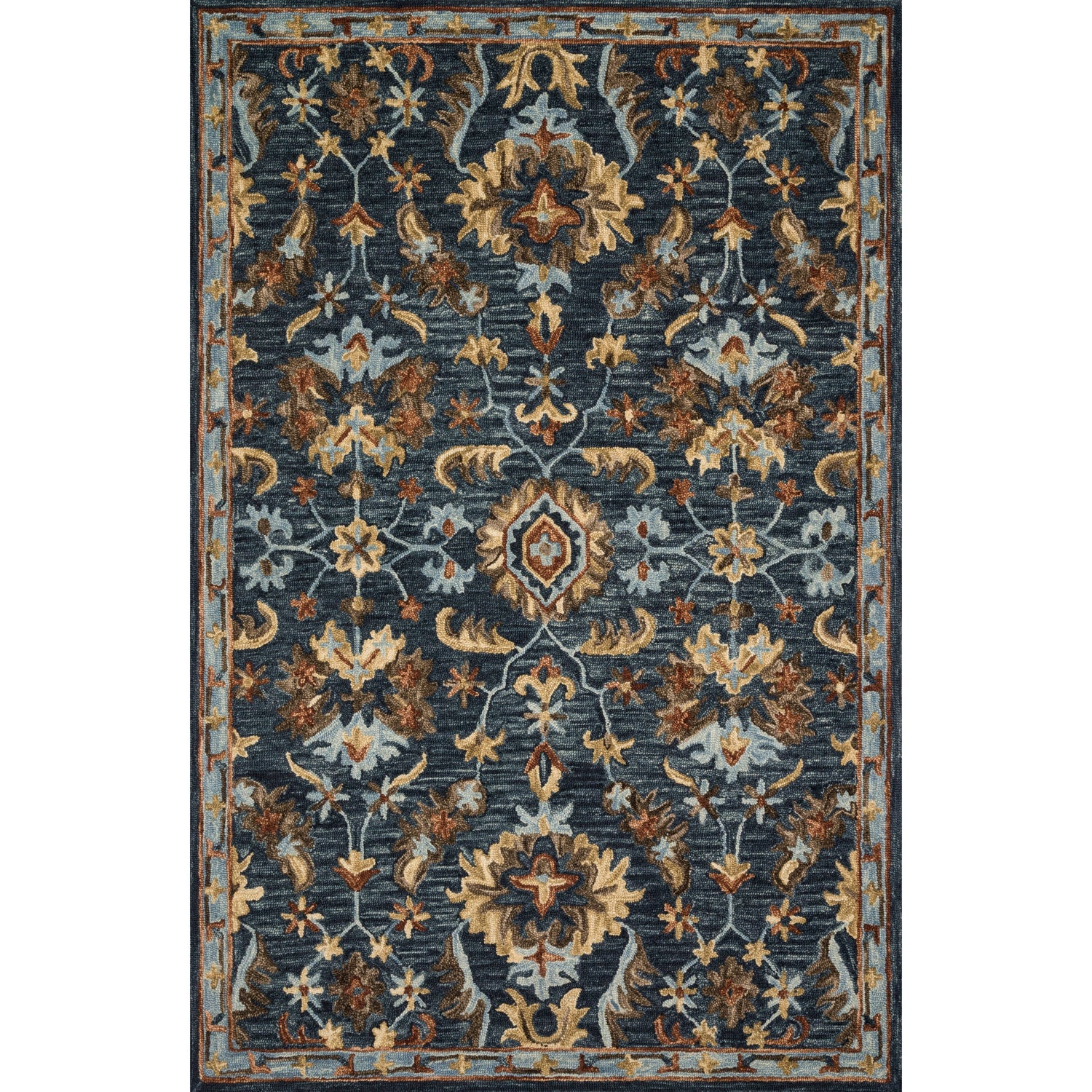 Loloi Victoria VK-14 Denim / Multi Rug