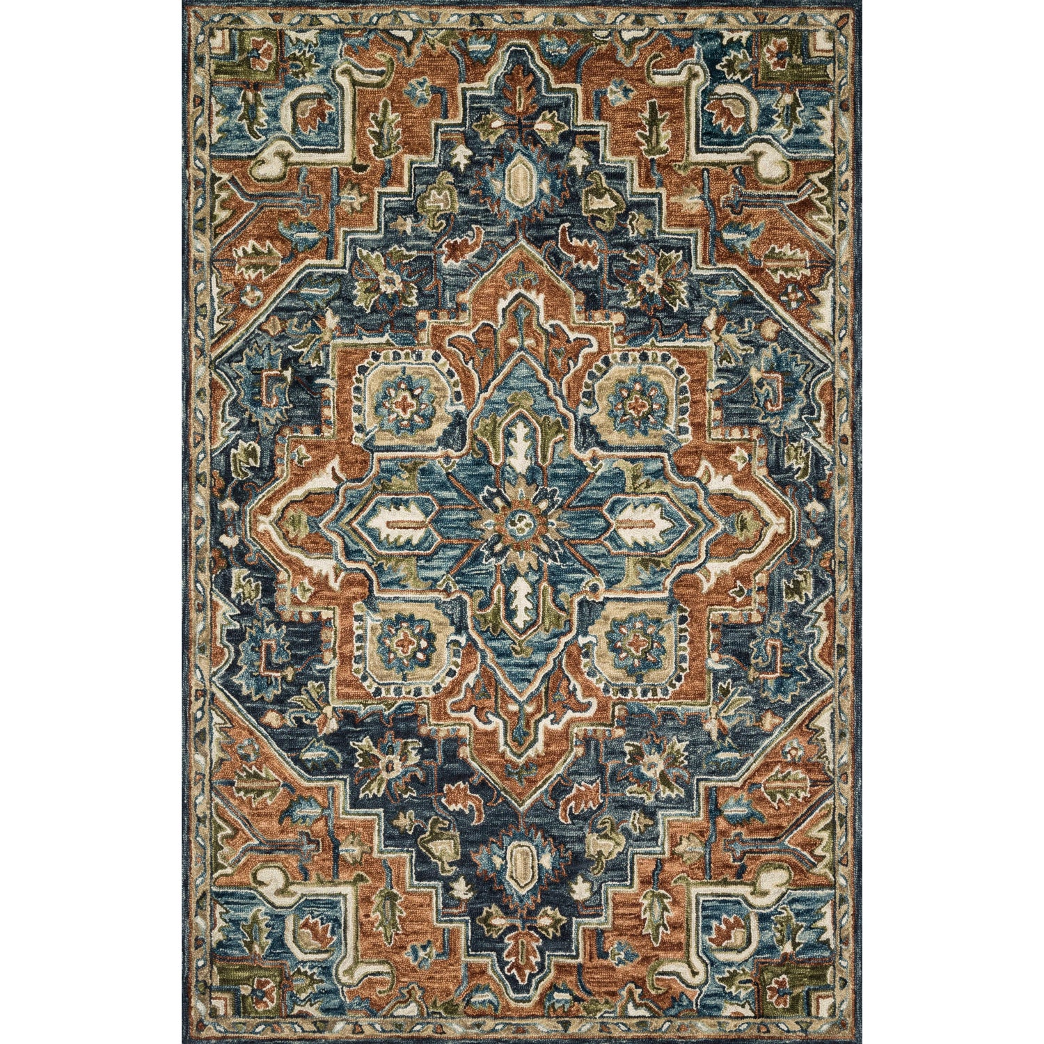 Loloi Victoria VK-16 Rust / Multi Rug