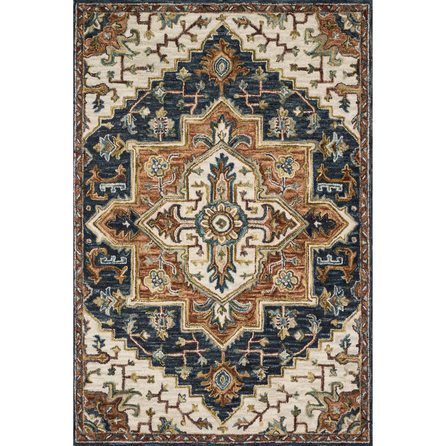 Loloi Victoria VK-19 Blue / Multi Rug