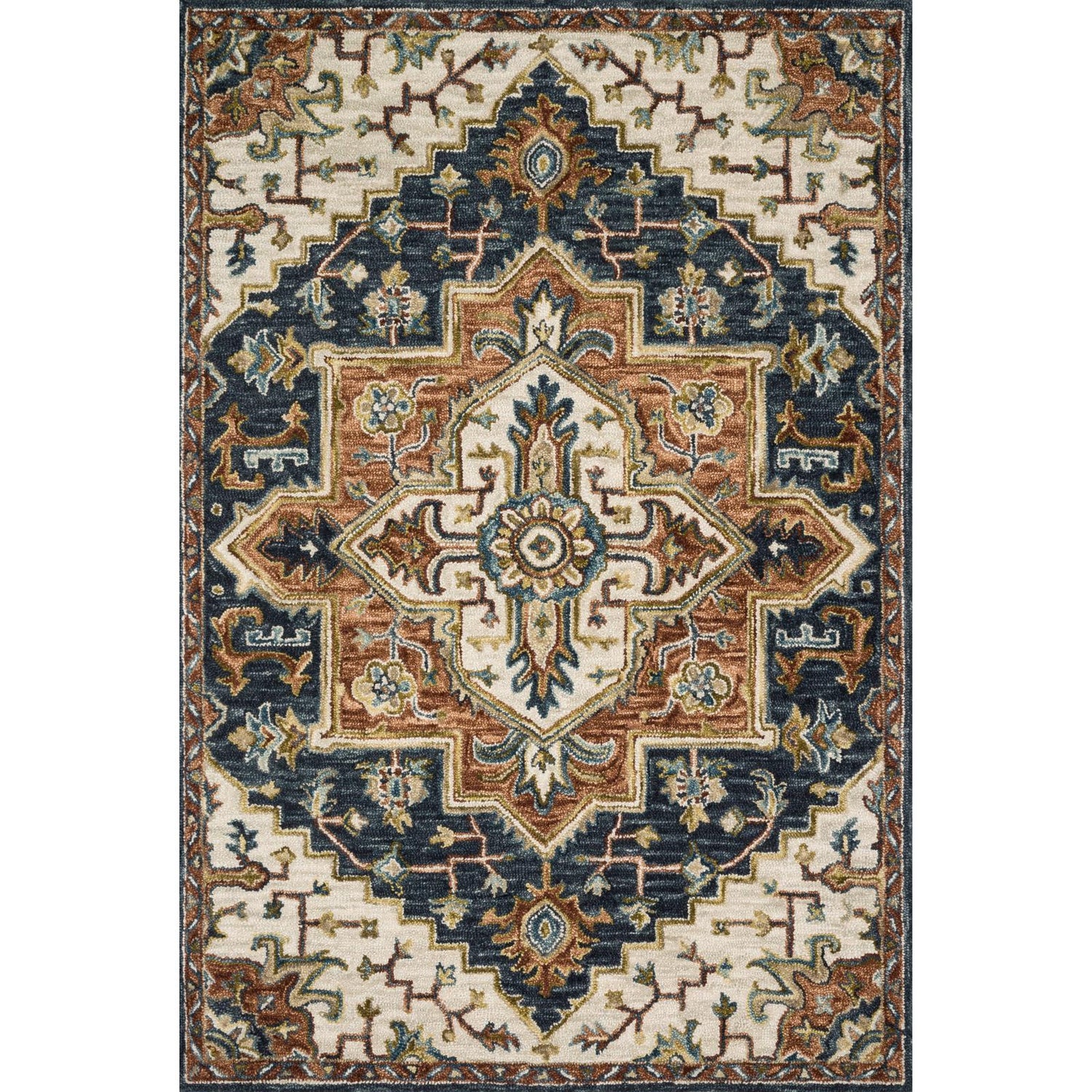 Loloi Victoria VK-19 Blue / Multi Rug