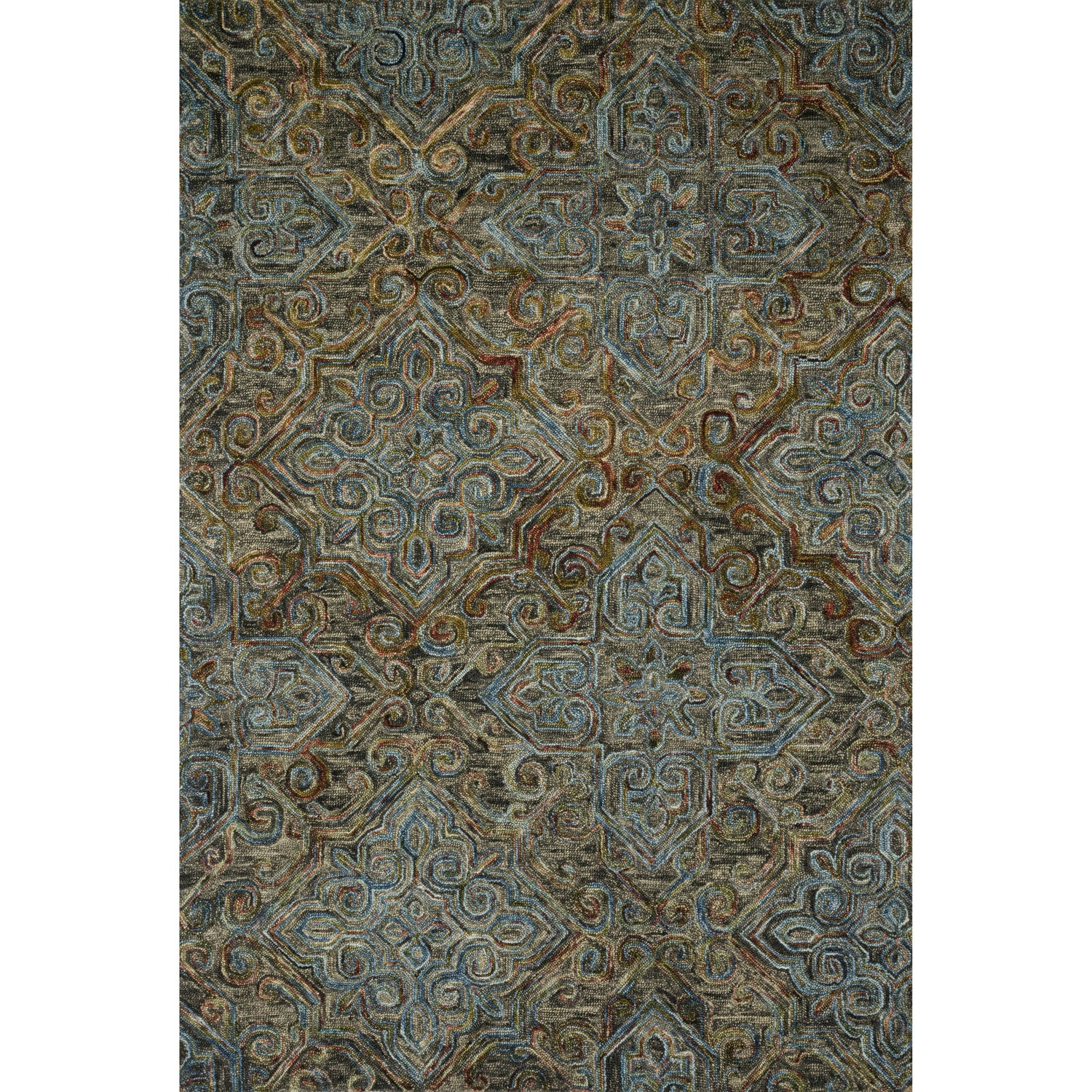 Loloi Victoria VK-21 Charcoal / Multi Rug