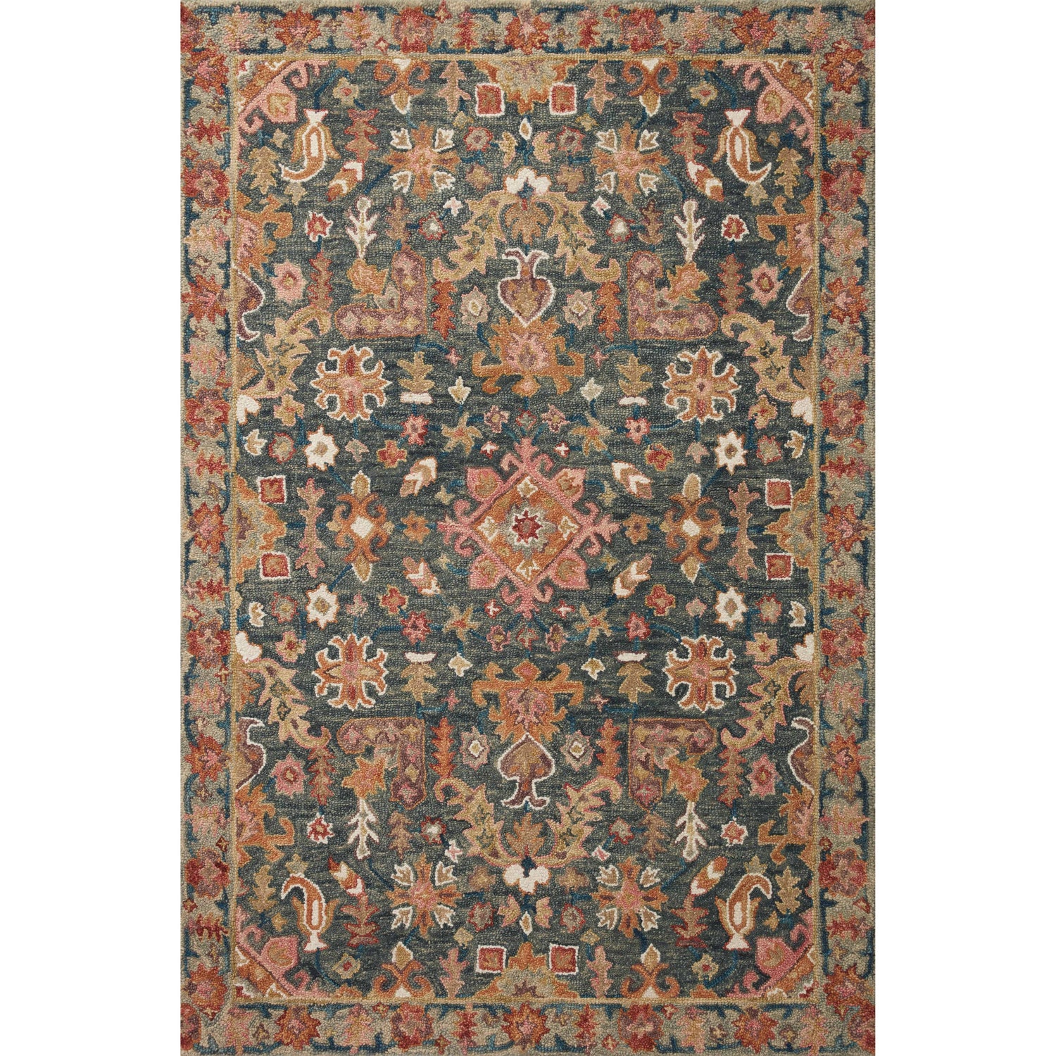 Loloi Victoria VK-22 Navy / Multi Rug