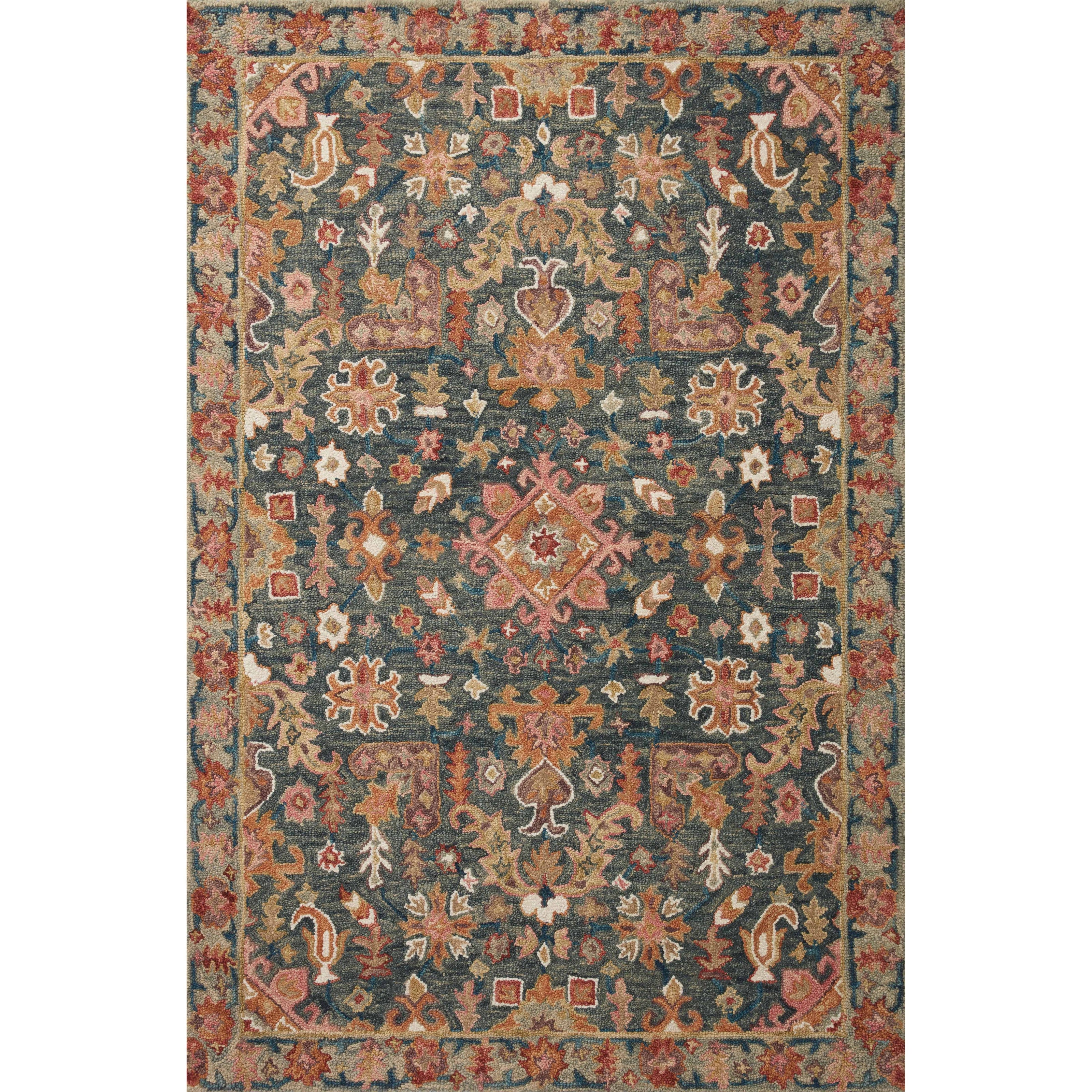 Loloi Victoria VK-22 Navy / Multi Rug
