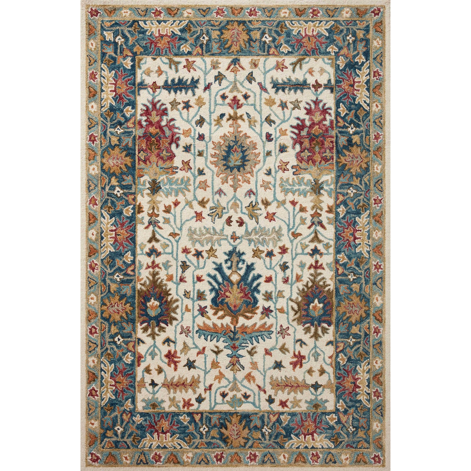 Loloi Victoria VK-23 Ivory / Sky Rug
