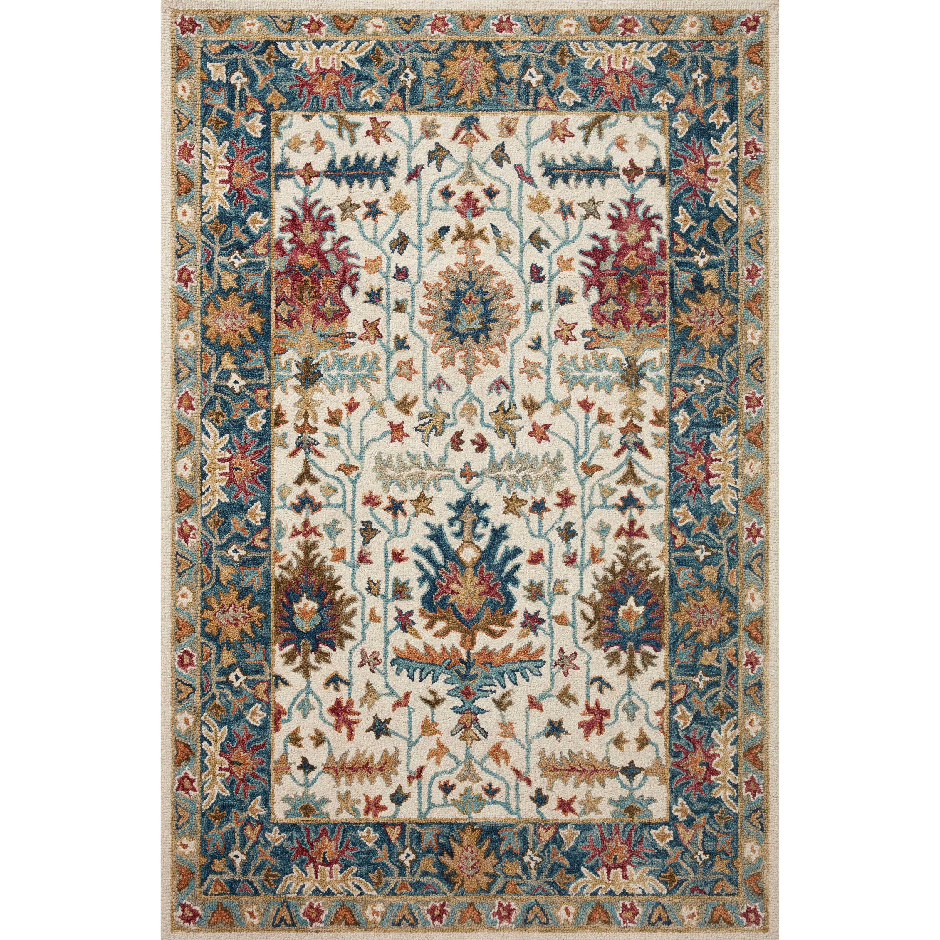 Loloi Victoria VK-23 Ivory / Sky Rug