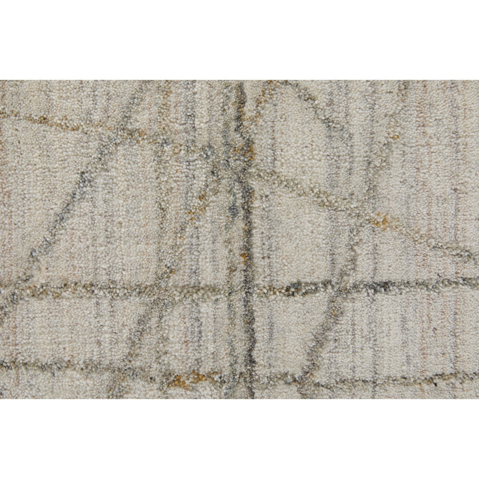 Feizy Whitton 8894F Modern Abstract Rug in Ivory/Gray