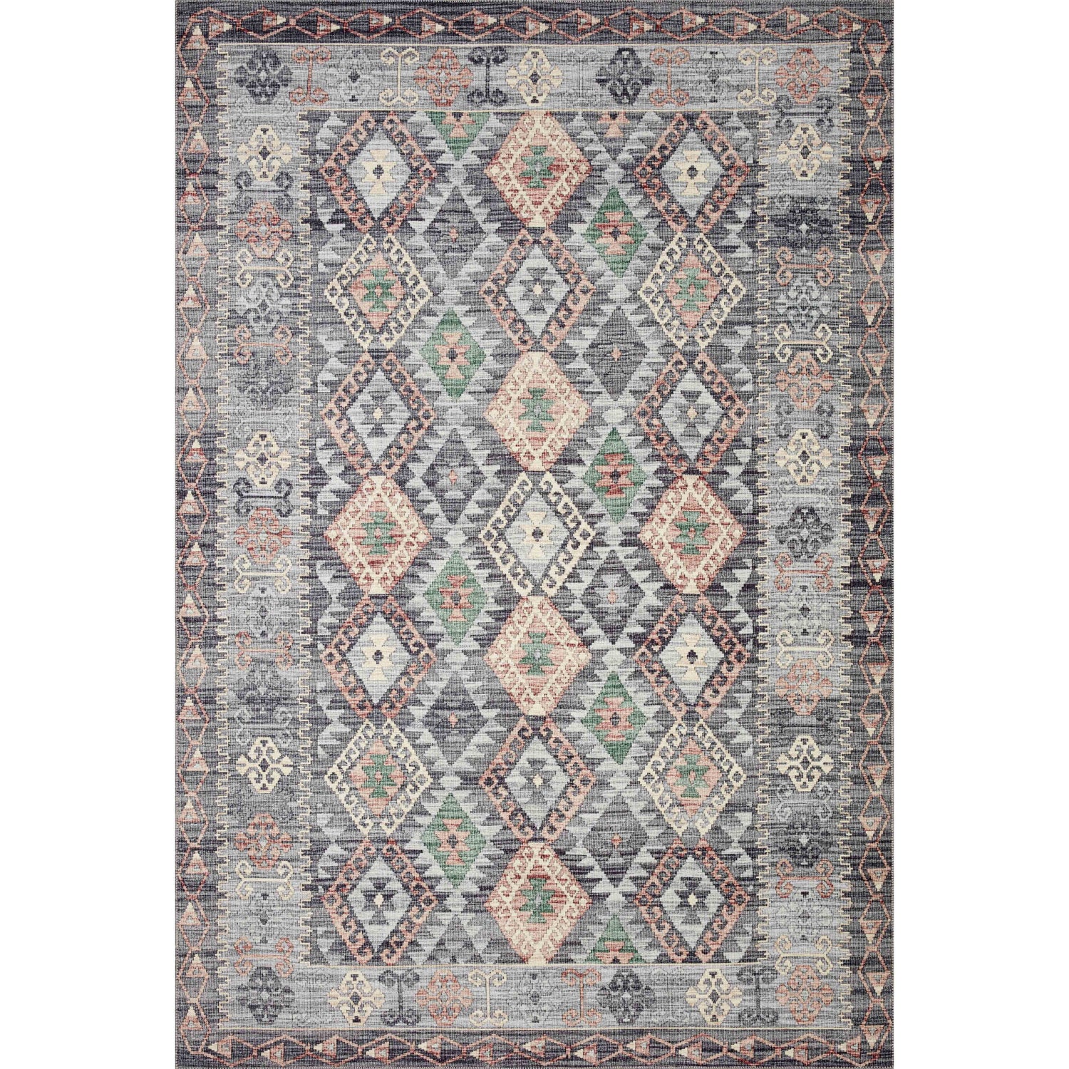 Loloi II Zion ZIO-01 Grey / Multi Rug
