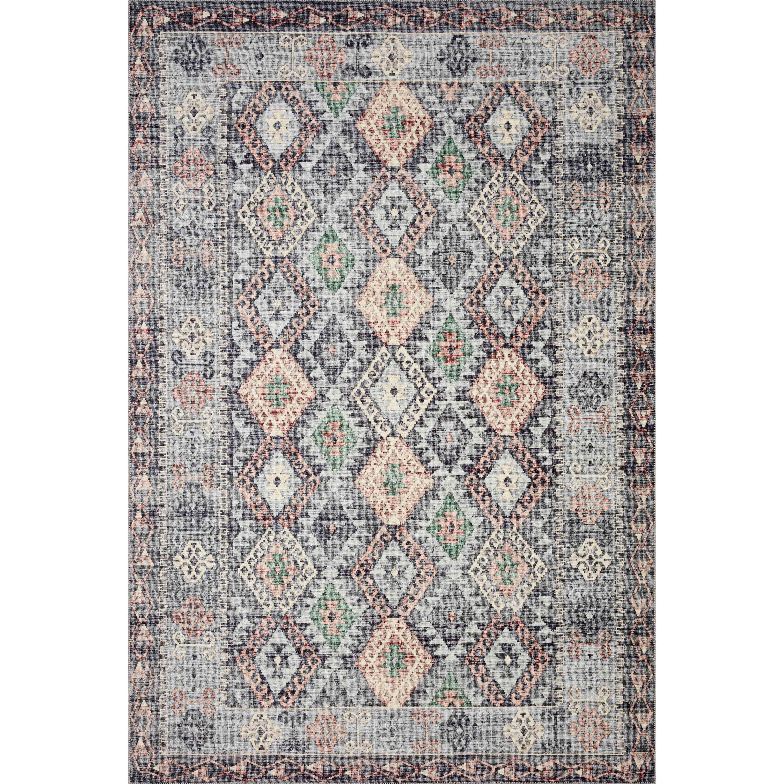 Loloi II Zion ZIO-01 Grey / Multi Rug
