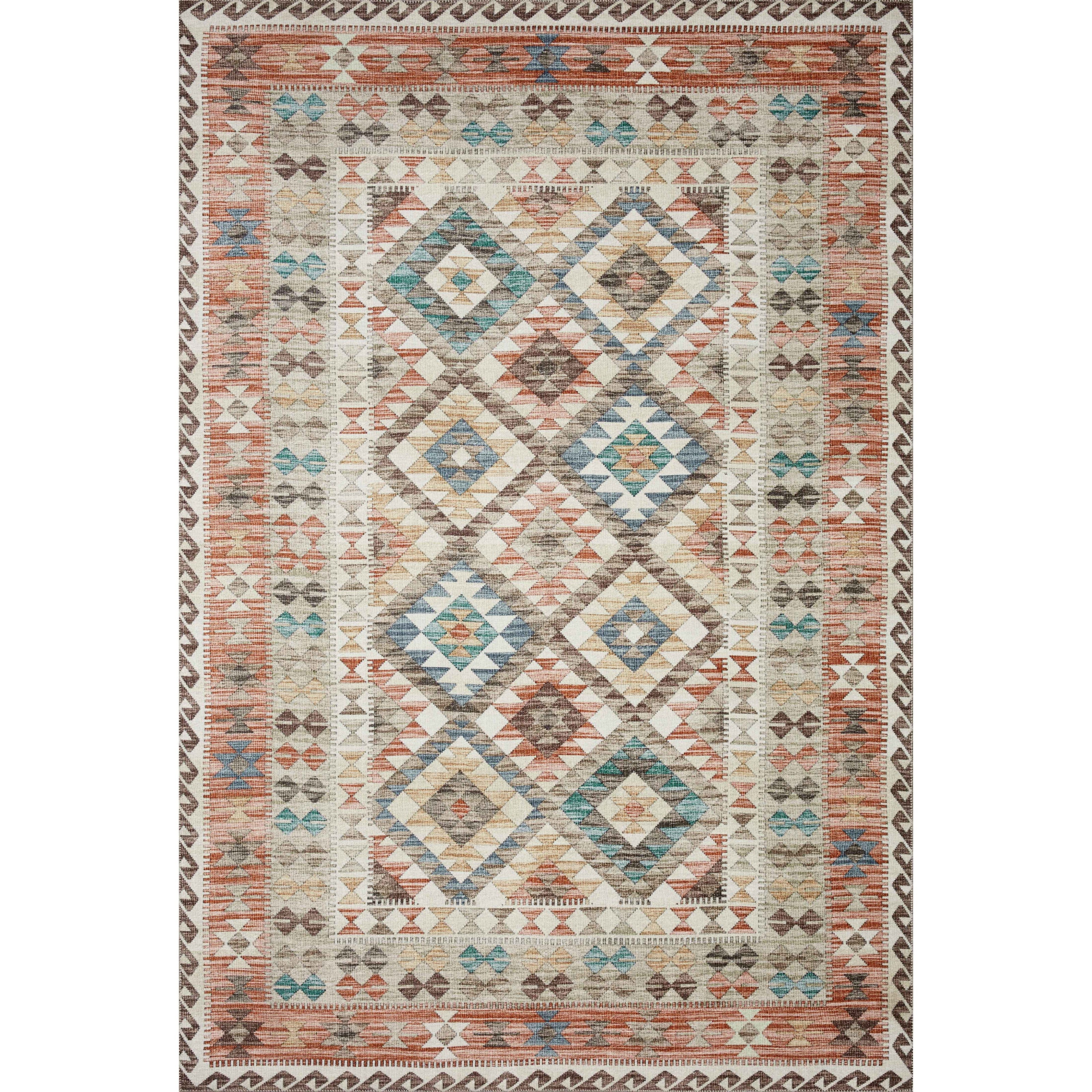 Loloi II Zion ZIO-04 Ivory / Multi Rug