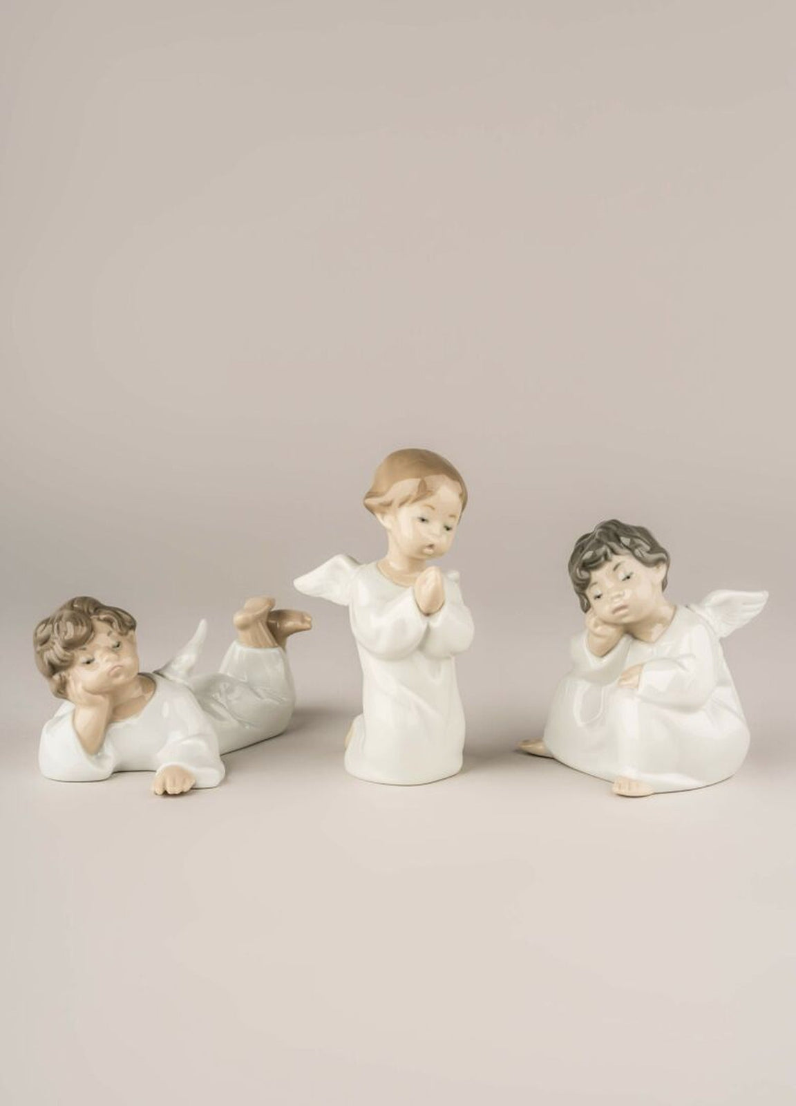 Lladro Angel Laying Down Figurine