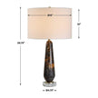 Uttermost Dames Dark Marble Table Lamp