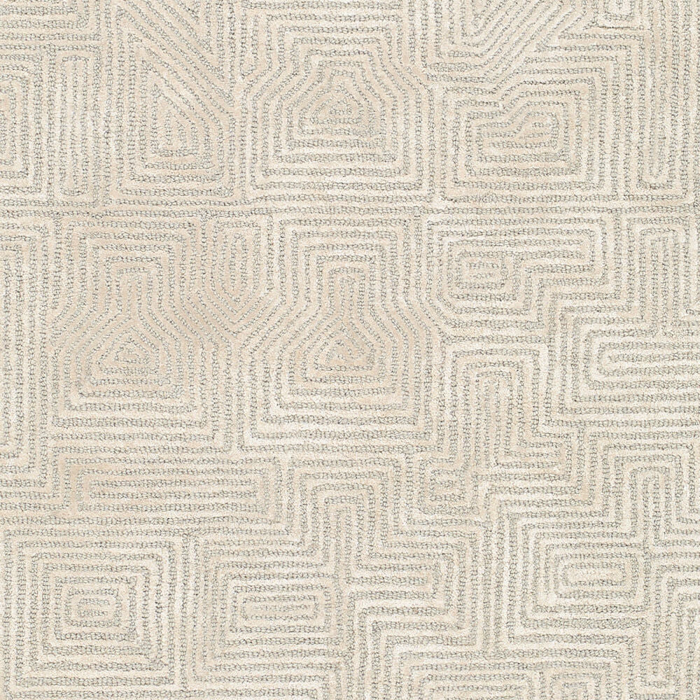 Surya Addison ADD-2304 Handmade Rug Cream and Light Gray Clearance