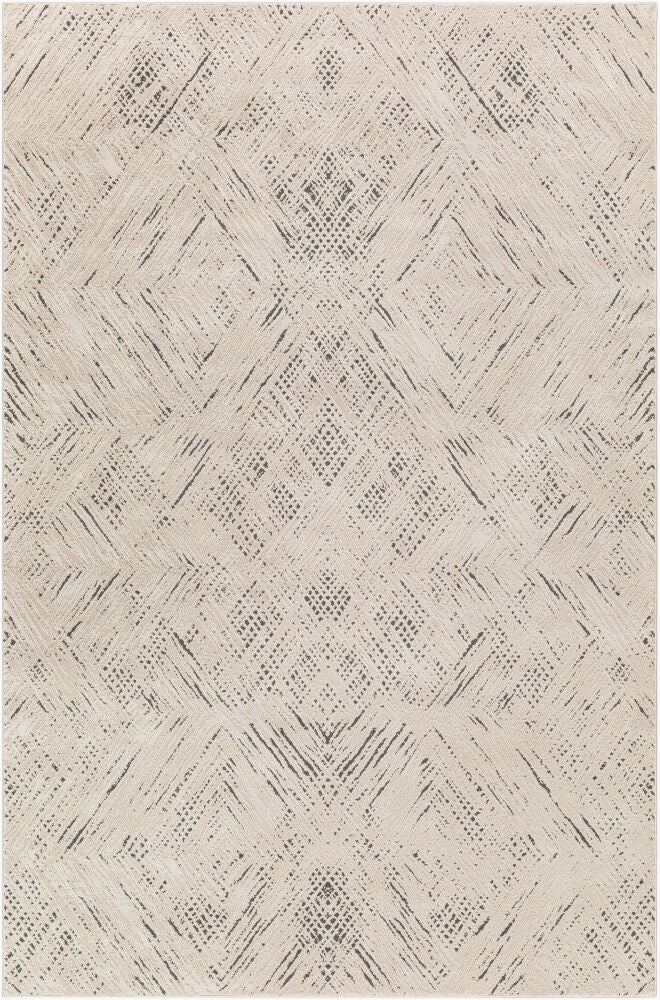 Livabliss by Surya Alder ALD-2313 Machine Woven Rug Black/Ivory/Taupe