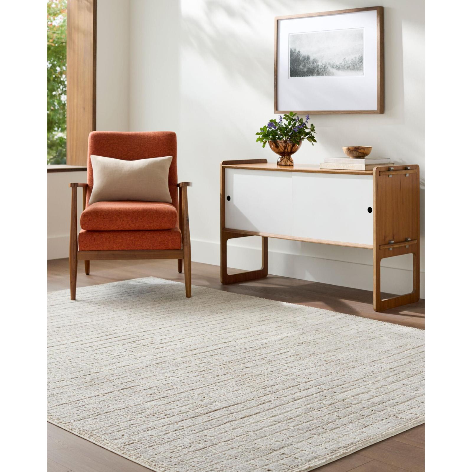 Livabliss by Surya Alder ALD-2322 Machine Woven Rug Cream/Ivory/Taupe