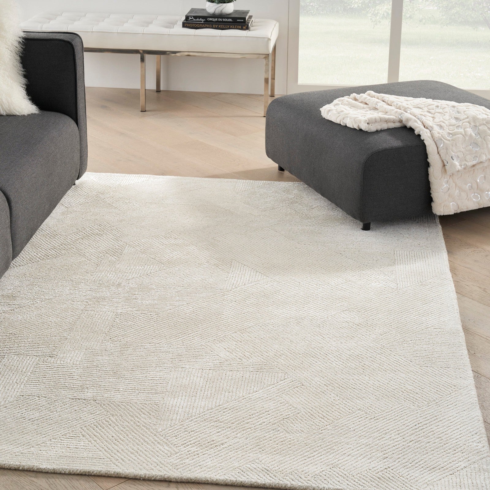 Nourison Rugs Michael Amini Ma30 Star SMR01 Modern Indoor Rug